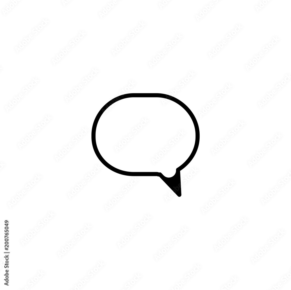 speech bubble icon. sign design speech bubble icon. sign design