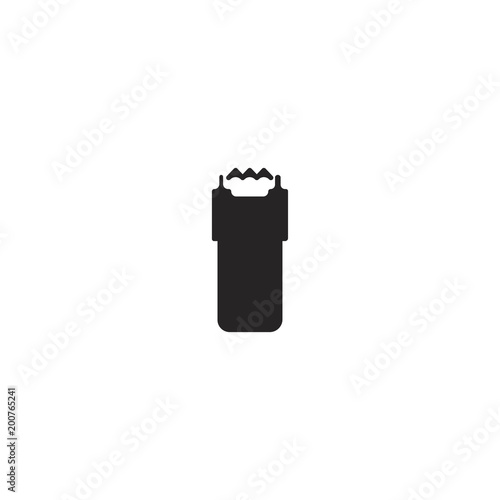 stun gun icon. sign design