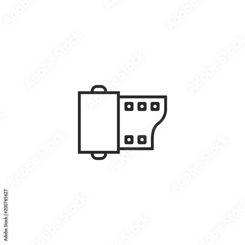camera roll icon. sign design