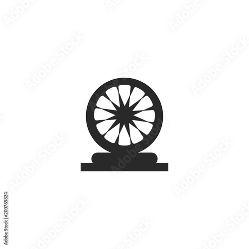 ferris wheel icon. sign design