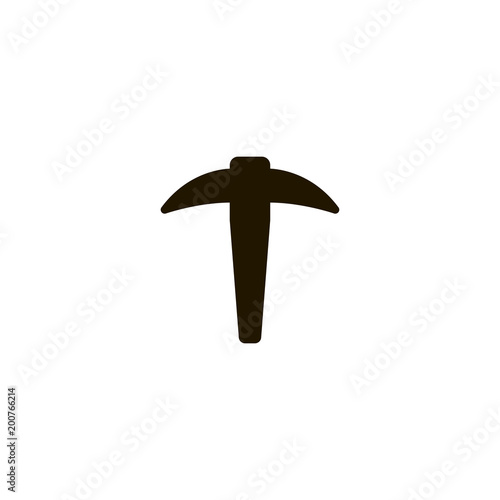 pickaxe icon. sign design