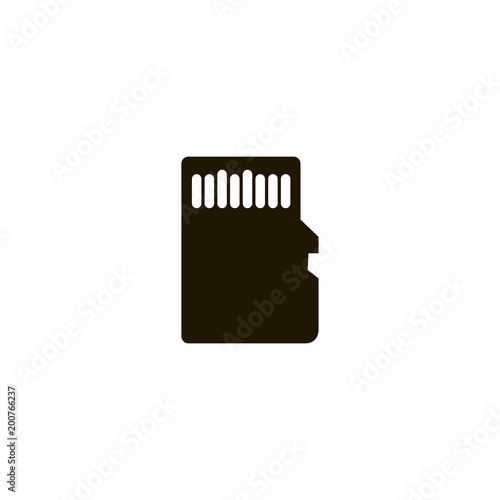 sd card icon. sign design