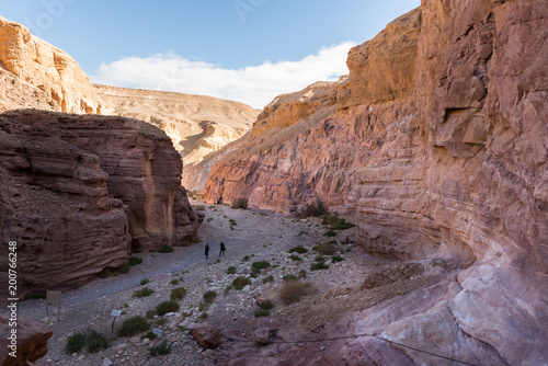 Visiting Red Canyon at Eilat mountains