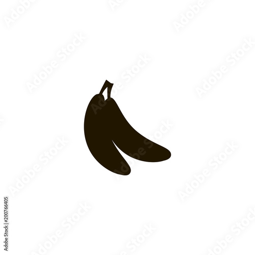 banana icon. sign design