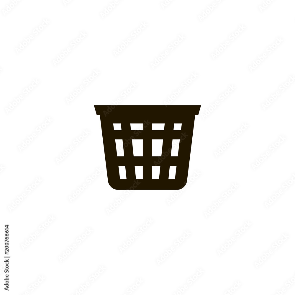 clothes basket icon. sign design clothes basket icon. sign design