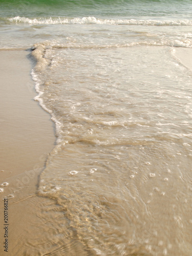 Close up beach