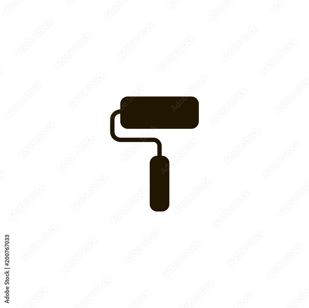 paint roller icon. sign design paint roller icon. sign design