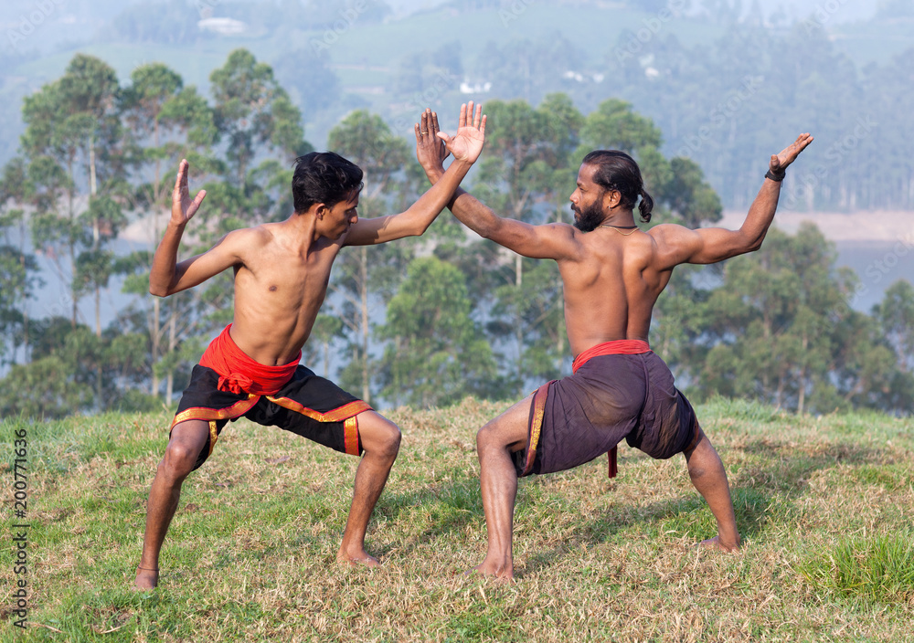 Kalaripayattu Martial Art in Kerala, India Stock Photo Adobe Stock