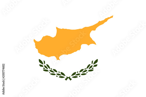 Cyprus flag, National flag of Cyprus