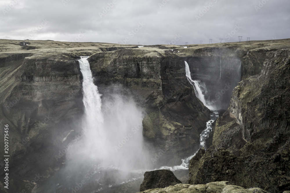 Obraz premium Iceland - Haifoss
