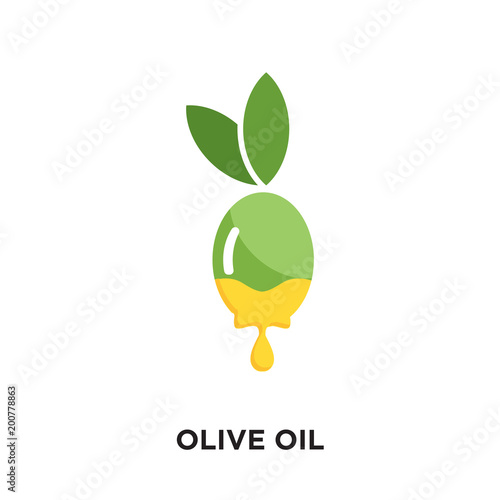 olive oil logo isolated on white background for your web, mobile and app design