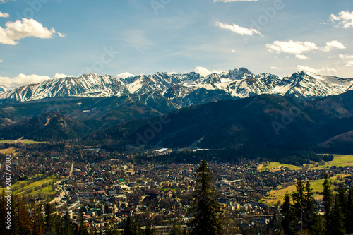 Fototapeta Naklejka Na Ścianę i Meble -  Tatrzanki krajobraz 