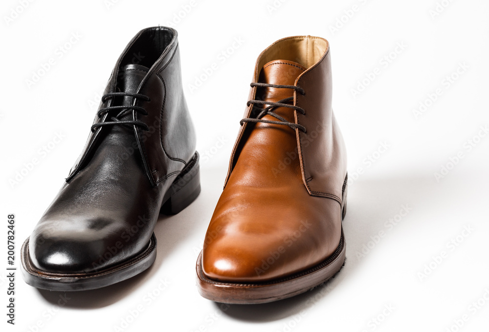 Men's classic shoes isolated on white background Men's classic shoes isolated on white background