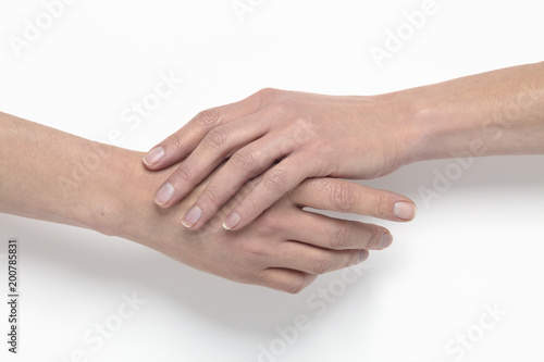 Femme  mains et ongles