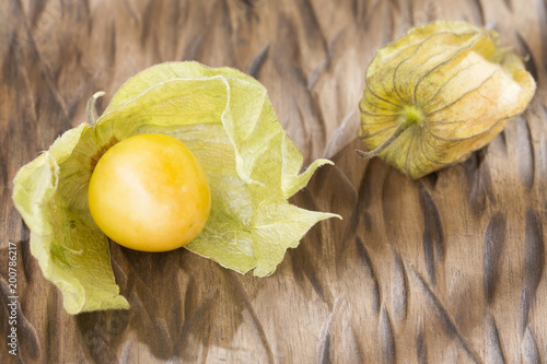 Uchuva delicious tropical fruit - Physalis peruviana photo