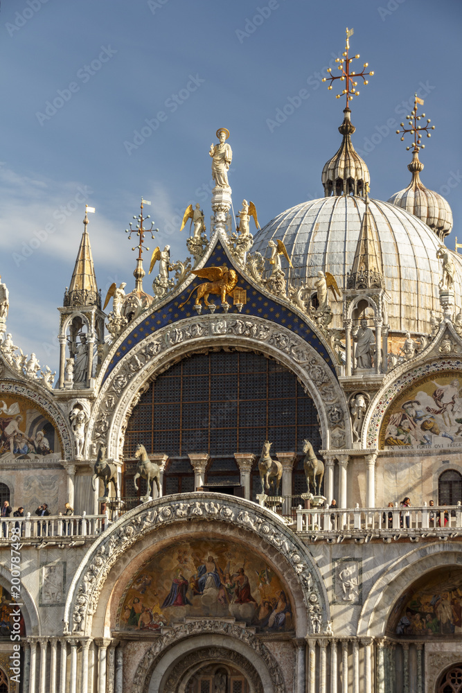 Naklejka premium St Mark's Basilica in Venice, Italy, 2016