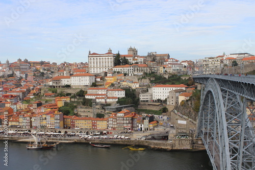 landscape river and waterfront of Porto