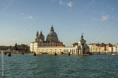 Saint Mary of Health church at Punta della Dogana in Venice, Italy, 2016