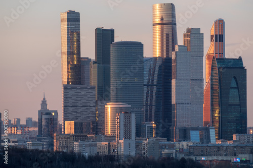 Skyscrapers in the center © VIACHESLAV