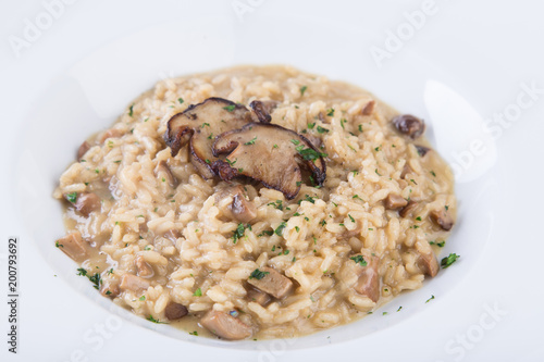 risotto with porcini mushrooms