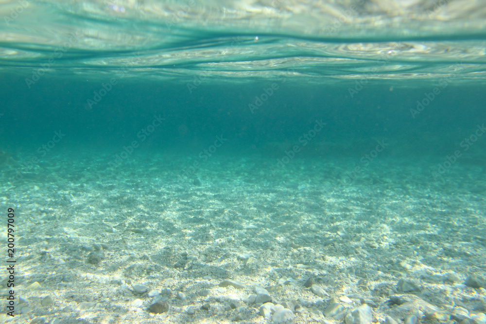 Underwater sea view background