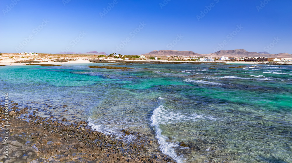 Traumbuchten an der Playa Marfolin bei El Cotillo auf Fuerteventura / Kanarische Inseln 