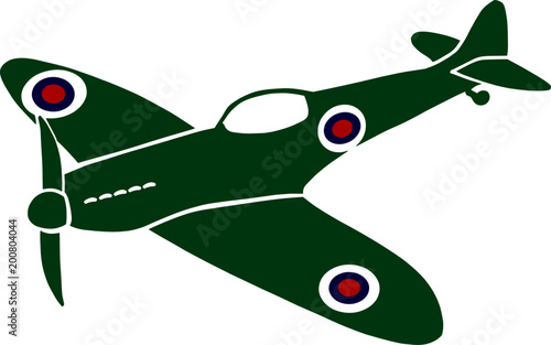 Tapety artystyczne Spitfire World War 