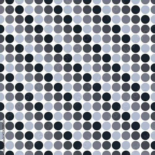 Seamless retro 70s dot pattern background