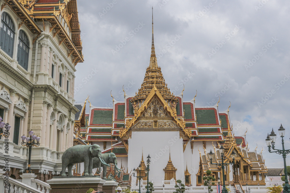 Naklejka premium details of thailand