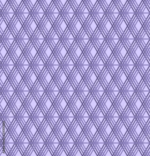 Seamless abstract geometric pattern, violet triange background, vector universal wallpaper