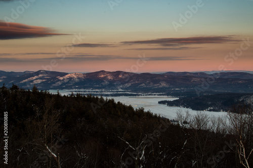 Sunset from Prospect Moutan in Lake George NY