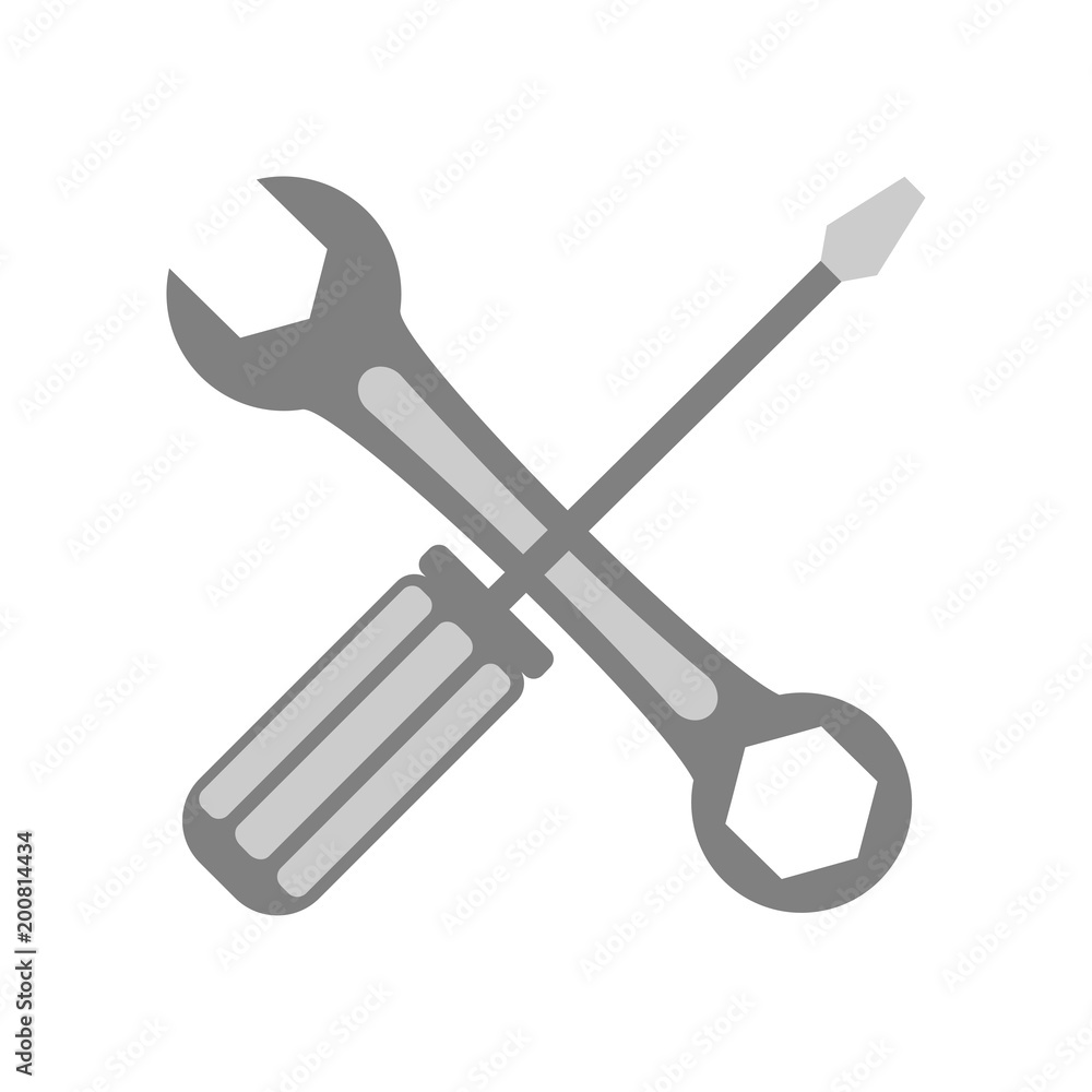 Screwdriver icon. Vector Illustration Screwdriver icon. Vector Illustration