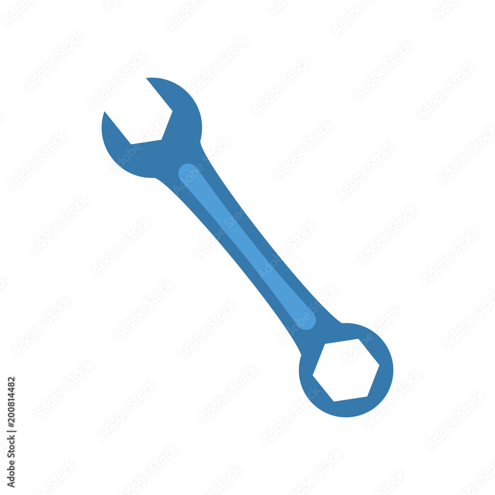 Wrench icon. Vector Illustration Wrench icon. Vector Illustration