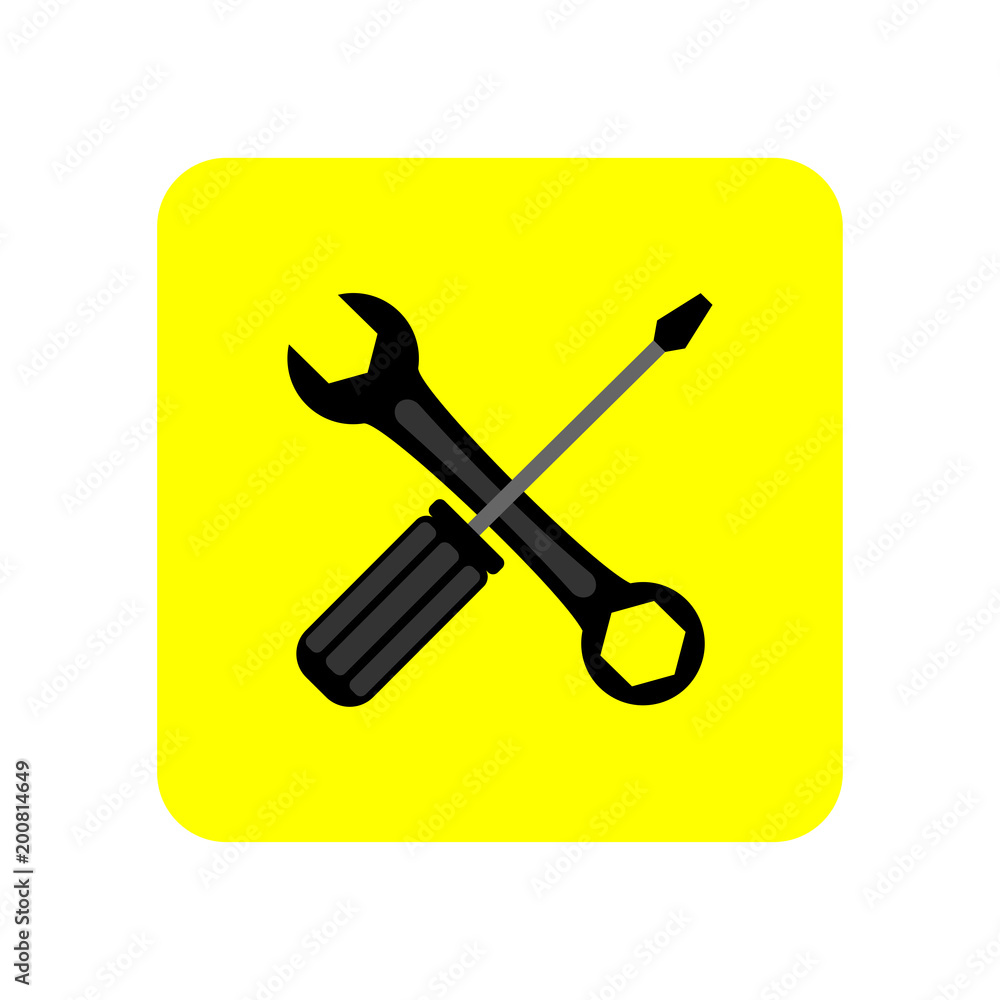 Screwdriver icon. Vector Illustration Screwdriver icon. Vector Illustration