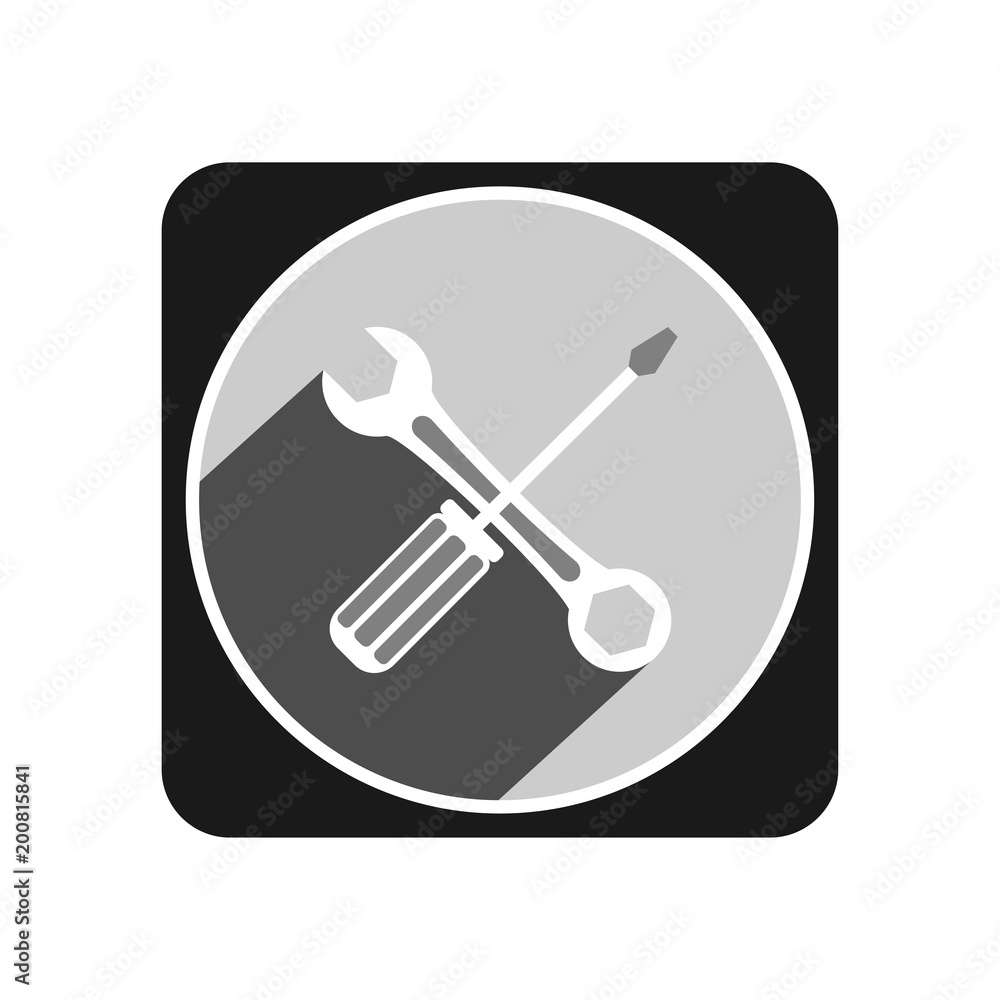 Screwdriver icon. Vector Illustration Screwdriver icon. Vector Illustration