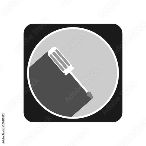 Screwdriver icon. Vector Illustration