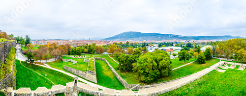 Tela View of a citadel in Pamplona, Spain