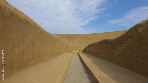 Lost city of Chan Chan, Trujillo, Peru