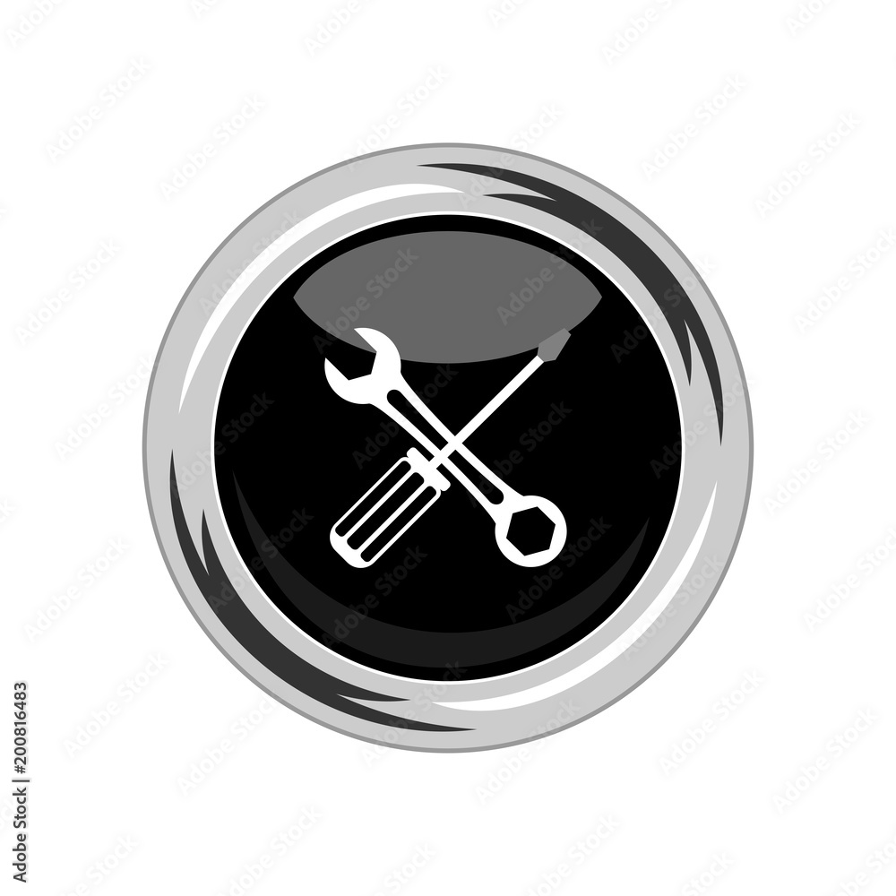 Screwdriver icon. Vector Illustration Screwdriver icon. Vector Illustration