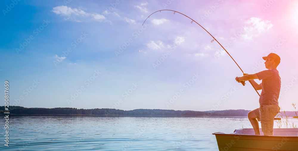 Fototapeta Koncepcje wędkarskie.
