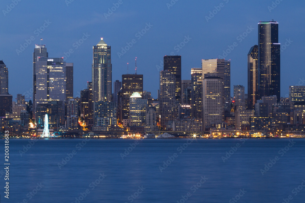 Obraz premium Panoramę Seattle