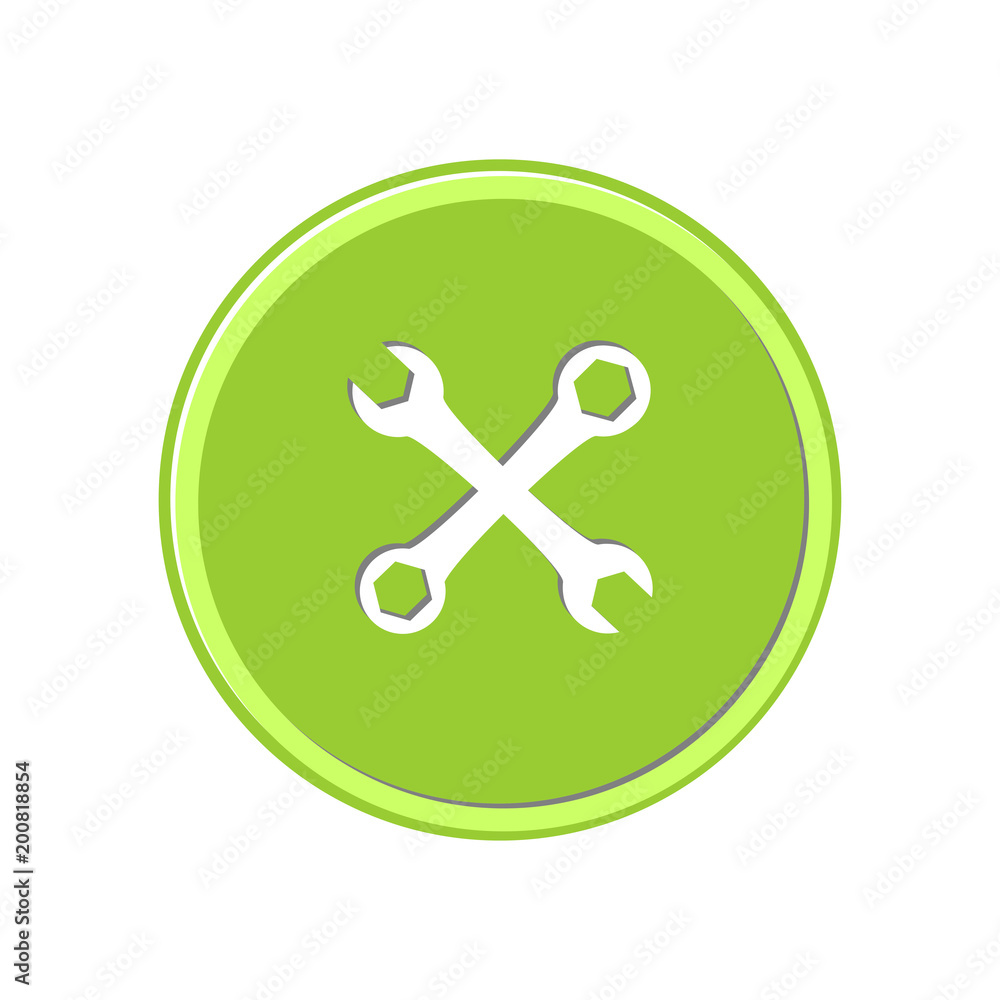 Wrench icon. Vector Illustration Wrench icon. Vector Illustration