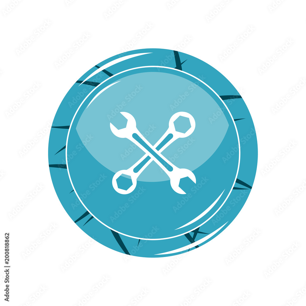 Wrench icon. Vector Illustration Wrench icon. Vector Illustration