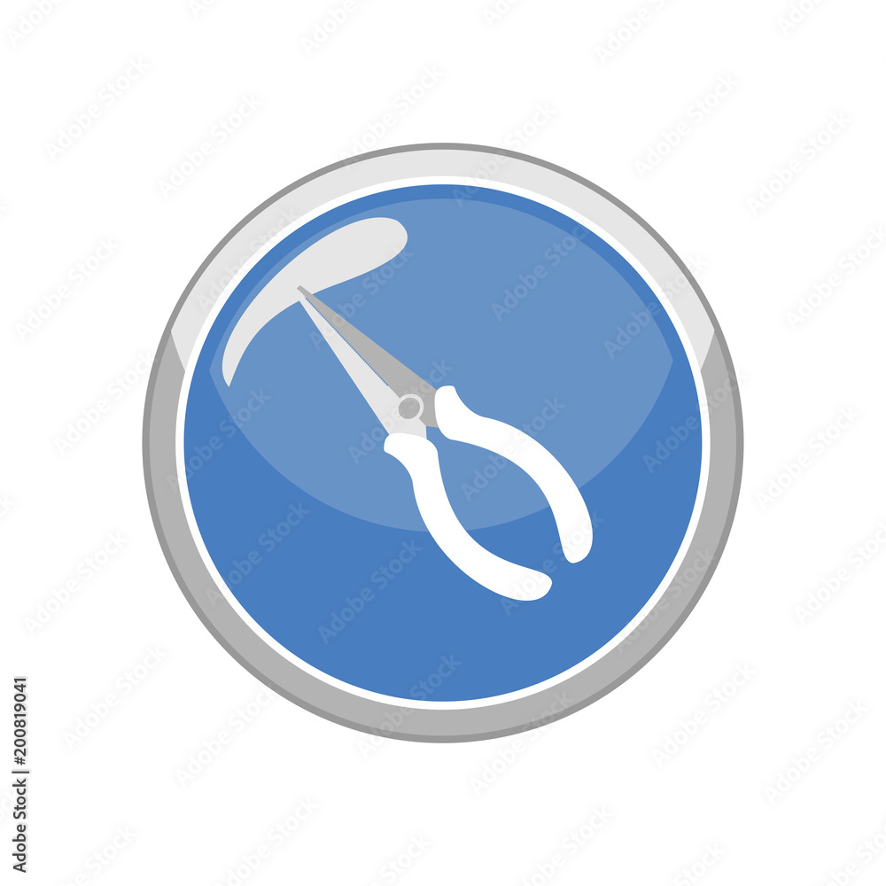 Pliers icon. Vector Illustration Pliers icon. Vector Illustration