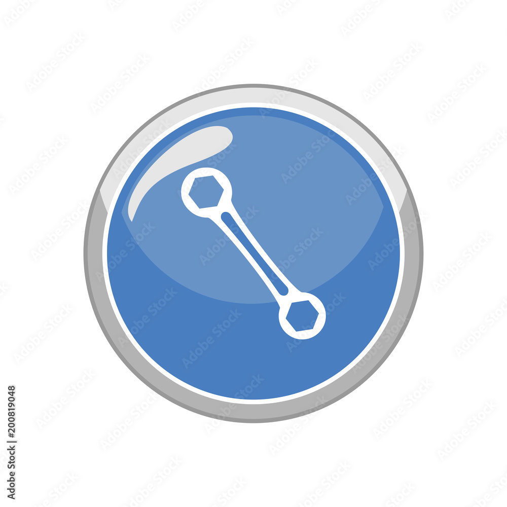 Wrench icon. Vector Illustration Wrench icon. Vector Illustration