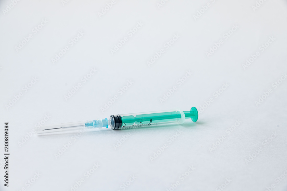 syringe isolated on white background syringe isolated on white background
