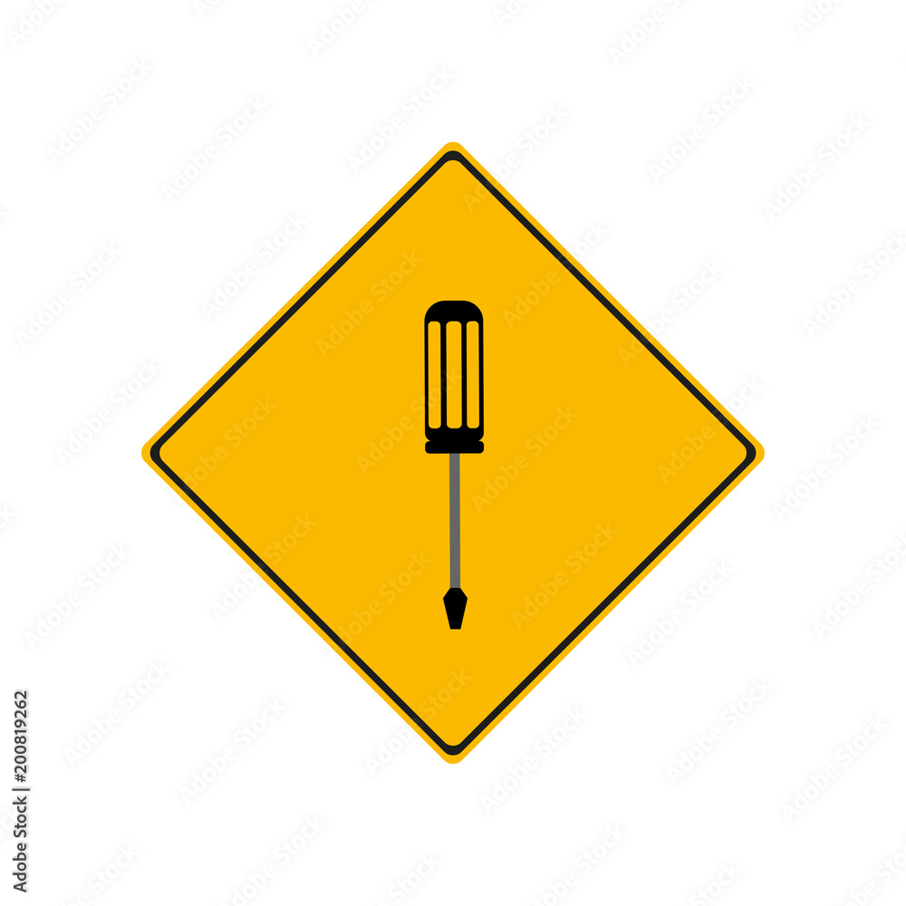 Screwdriver icon. Vector Illustration Screwdriver icon. Vector Illustration