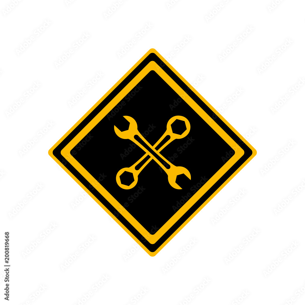 Wrench icon. Vector Illustration Wrench icon. Vector Illustration