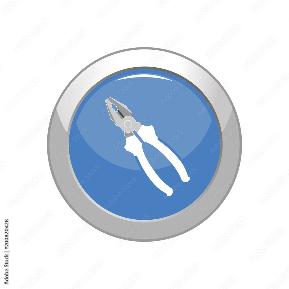 Pliers icon. Vector Illustration Pliers icon. Vector Illustration