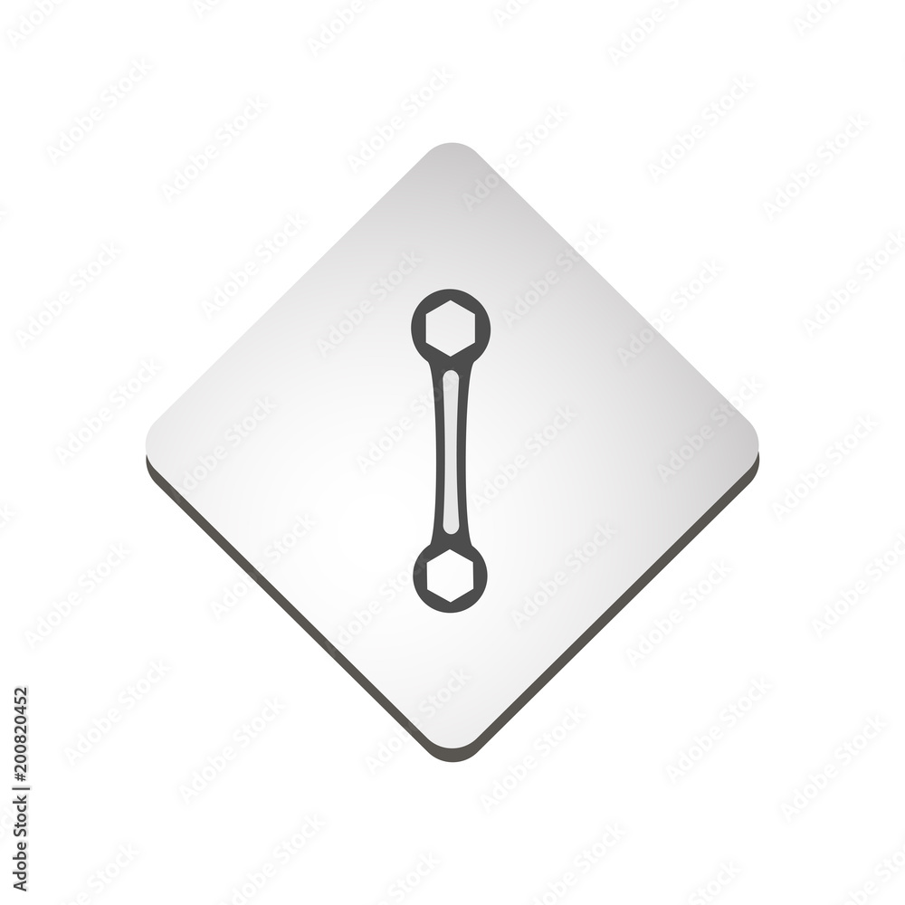 Wrench icon. Vector Illustration Wrench icon. Vector Illustration